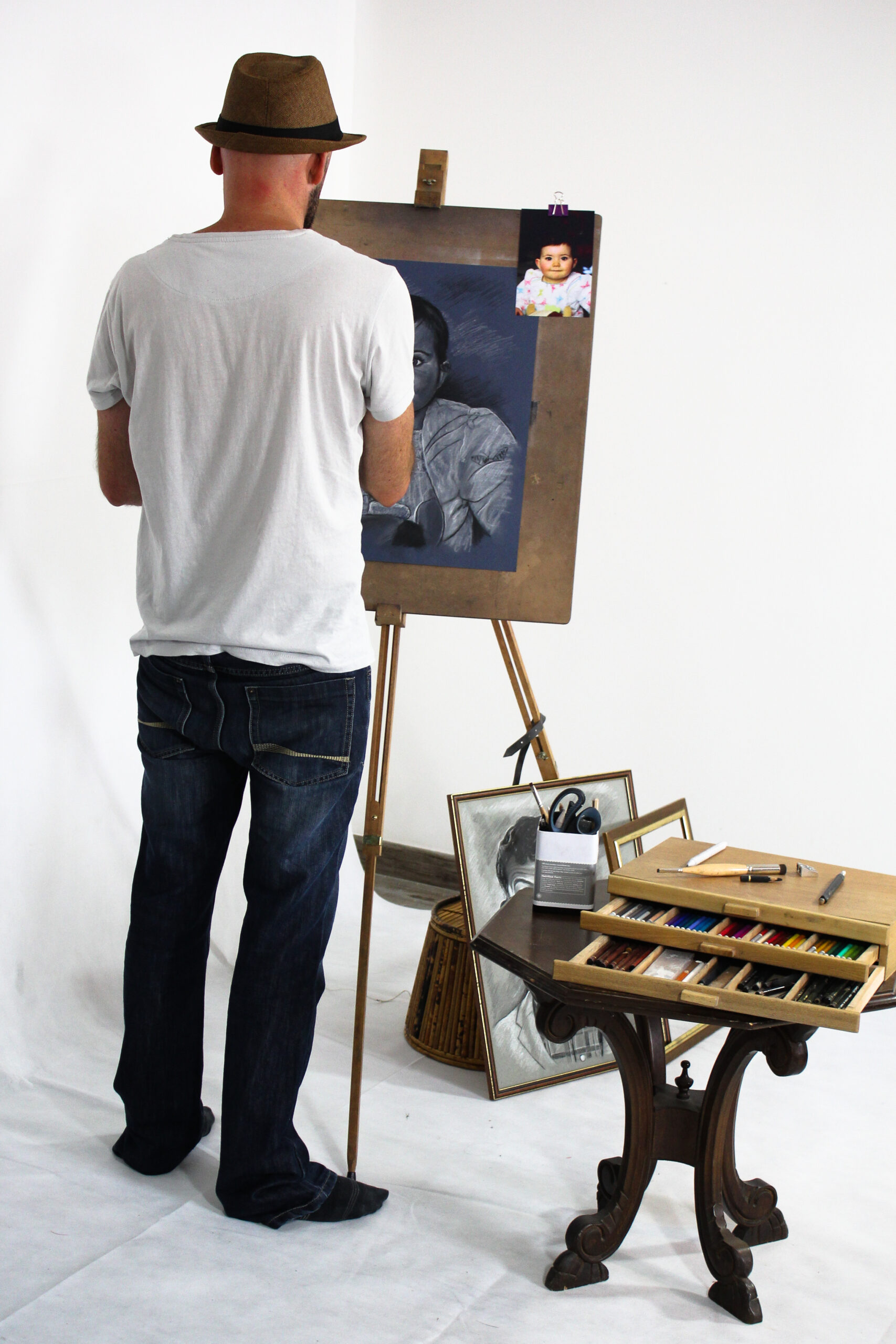 dessinateur portraitiste Sébastien huchet maignan