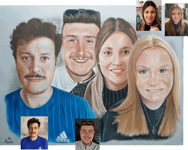 dessinateur portraitiste