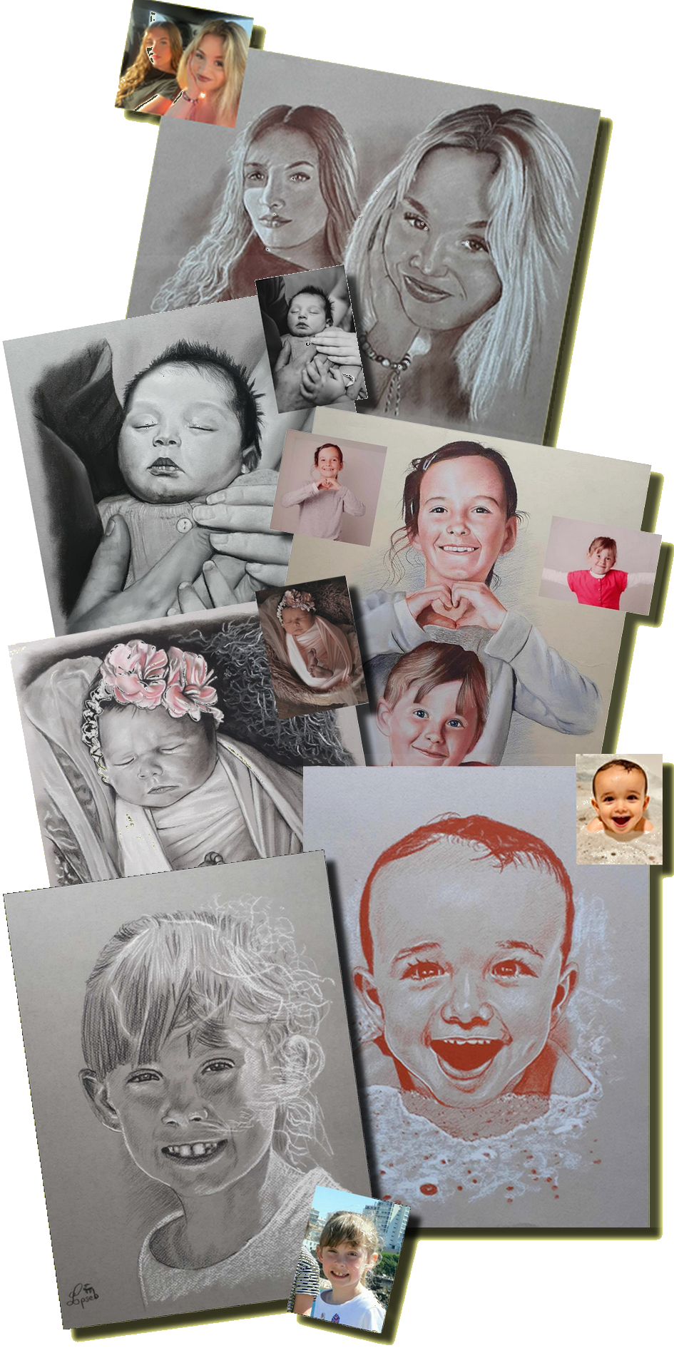 dessinateur portraitiste