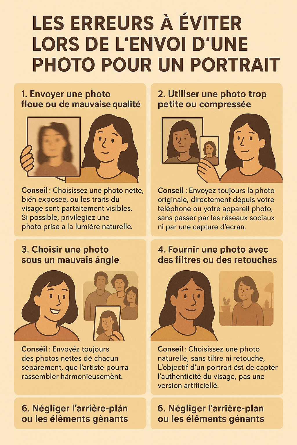 Les erreurs à éviter lors de l’envoi d’une photo pour un portrait (2) ➡️ Les erreurs à éviter lors de l’envoi d’une photo pour un portrait, portrait d'après photo, dessinateur portraitiste